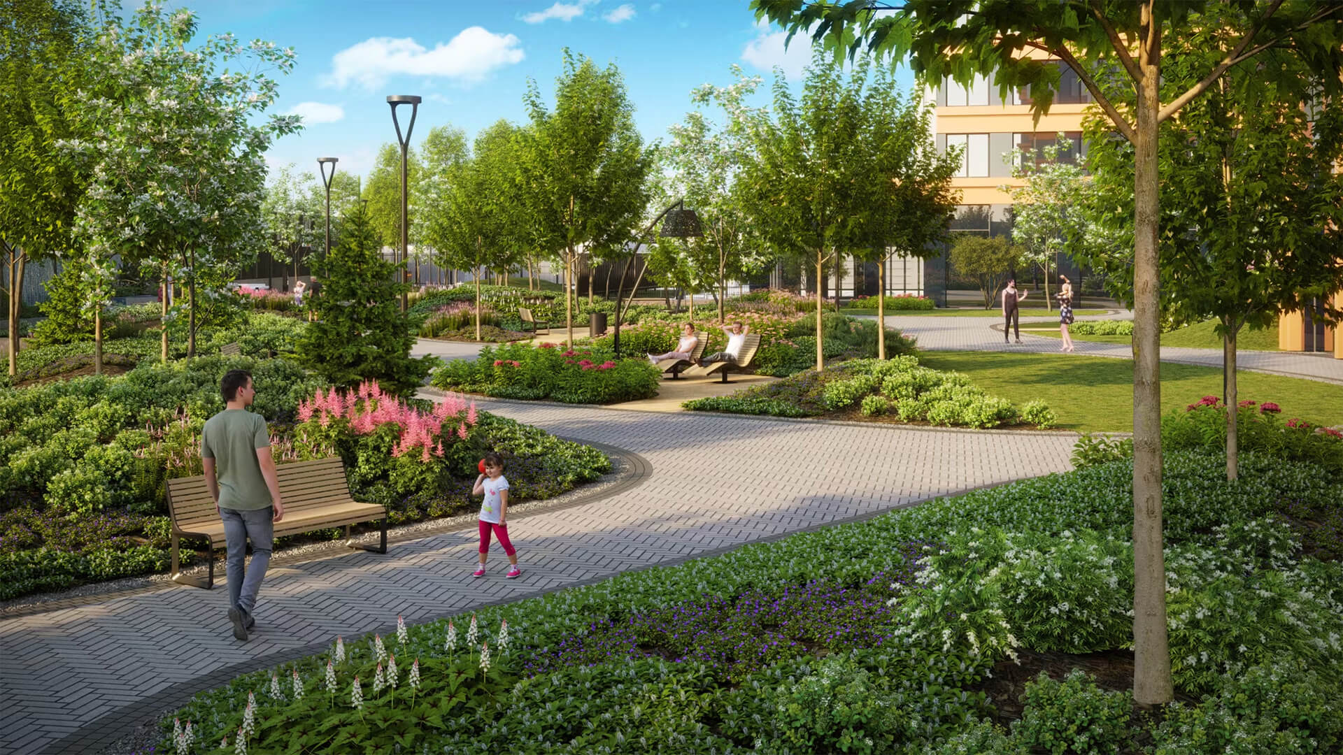 Благоустройство ЖК «Симоновский Вал»